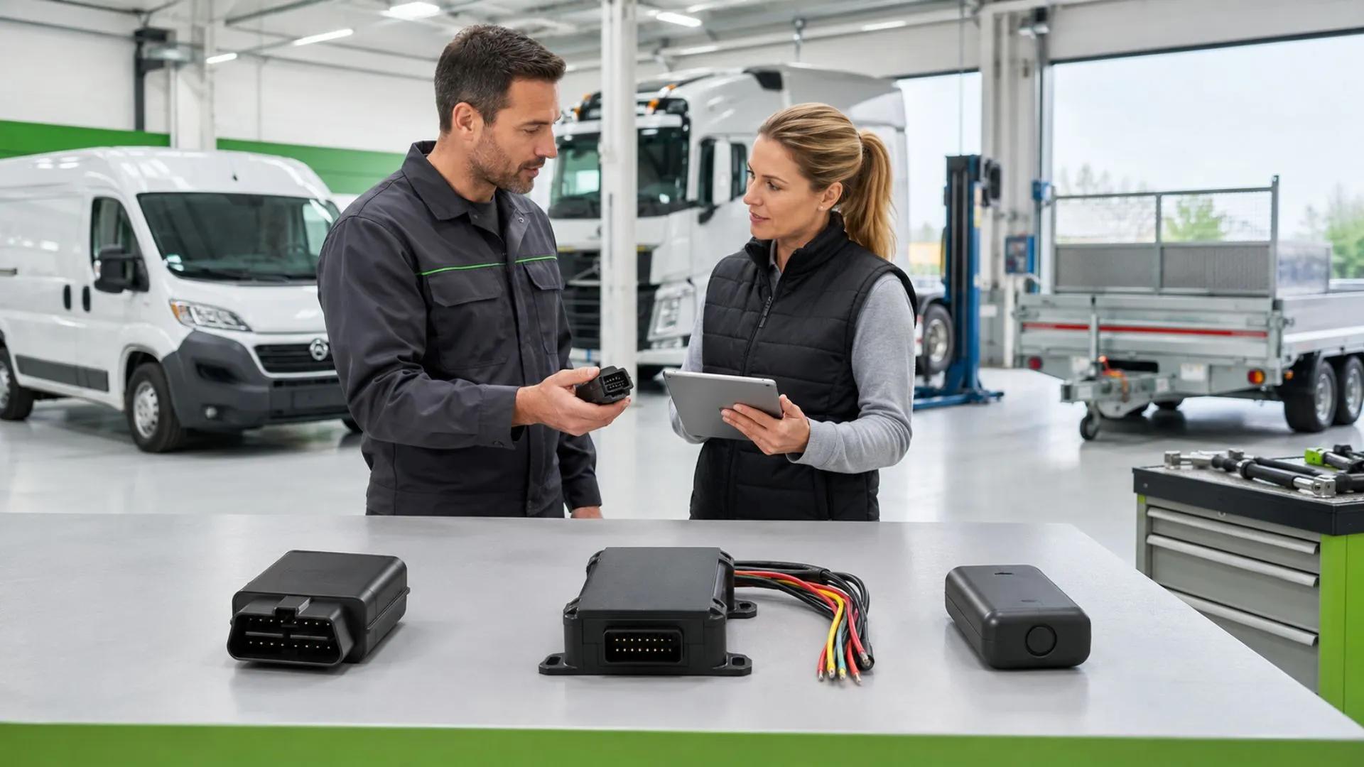  GPS Fleet Tracking Device OBD, Hardwired or Battery