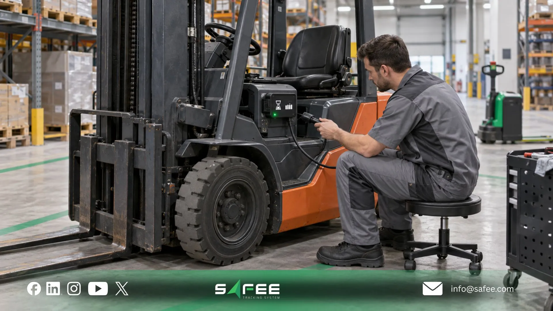 What counts as a warehouse fleet management asset