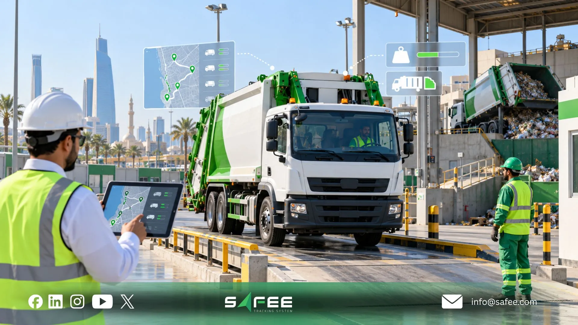 Jeddah Madinati vehicle tracking for waste operations