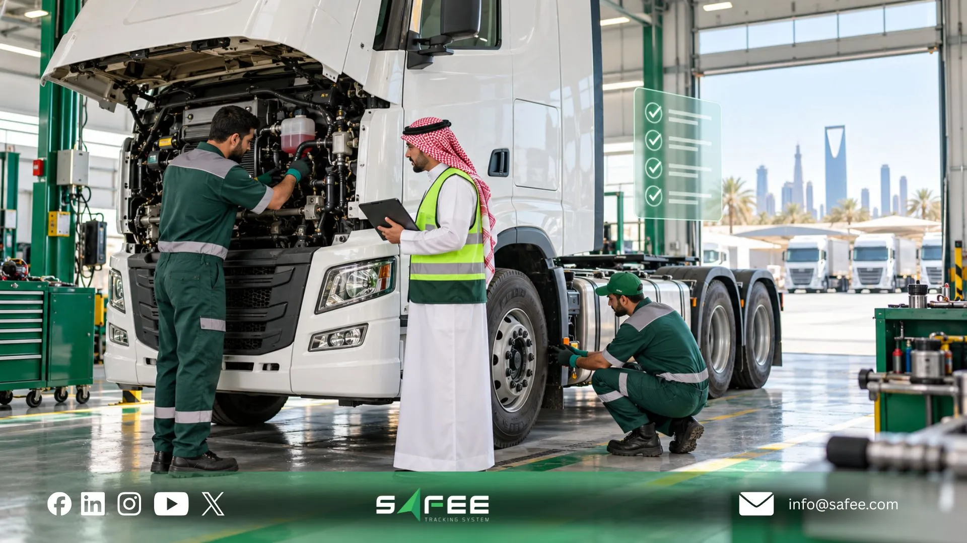 How to Manage a Fleet of Trucks in Saudi Arabia 3 Truck fleet management in Saudi Arabia Readiness and Loads