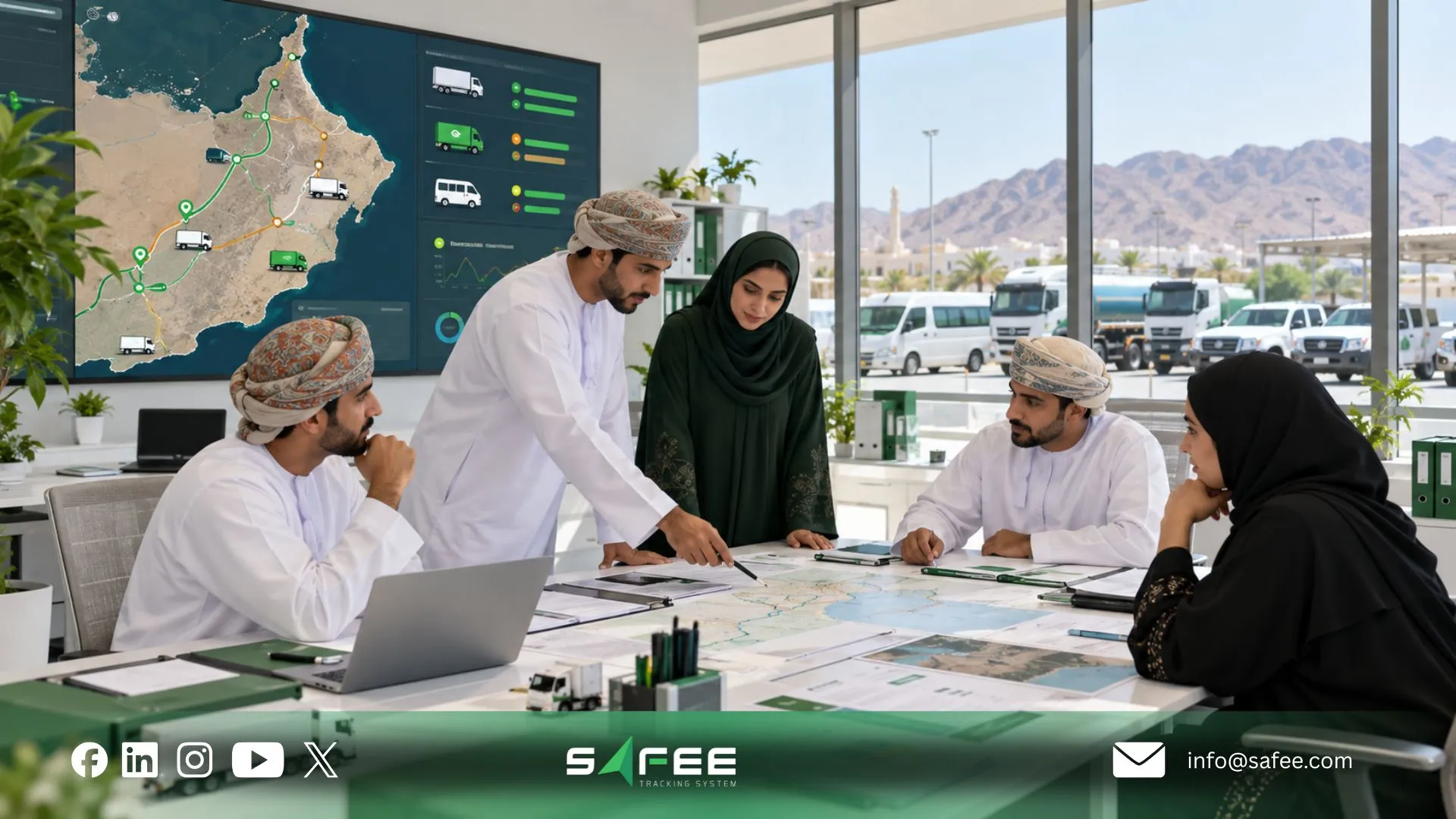 Fleet Management in Oman for Tracking, Naql and Control 2 What does fleet management in Oman cover