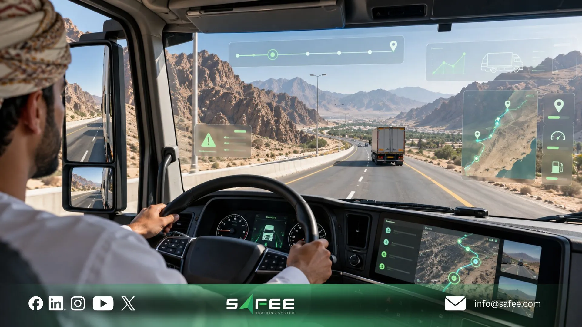 أنواع أنظمة تتبع المركبات في عُمان واستخداماتها التشغيلية