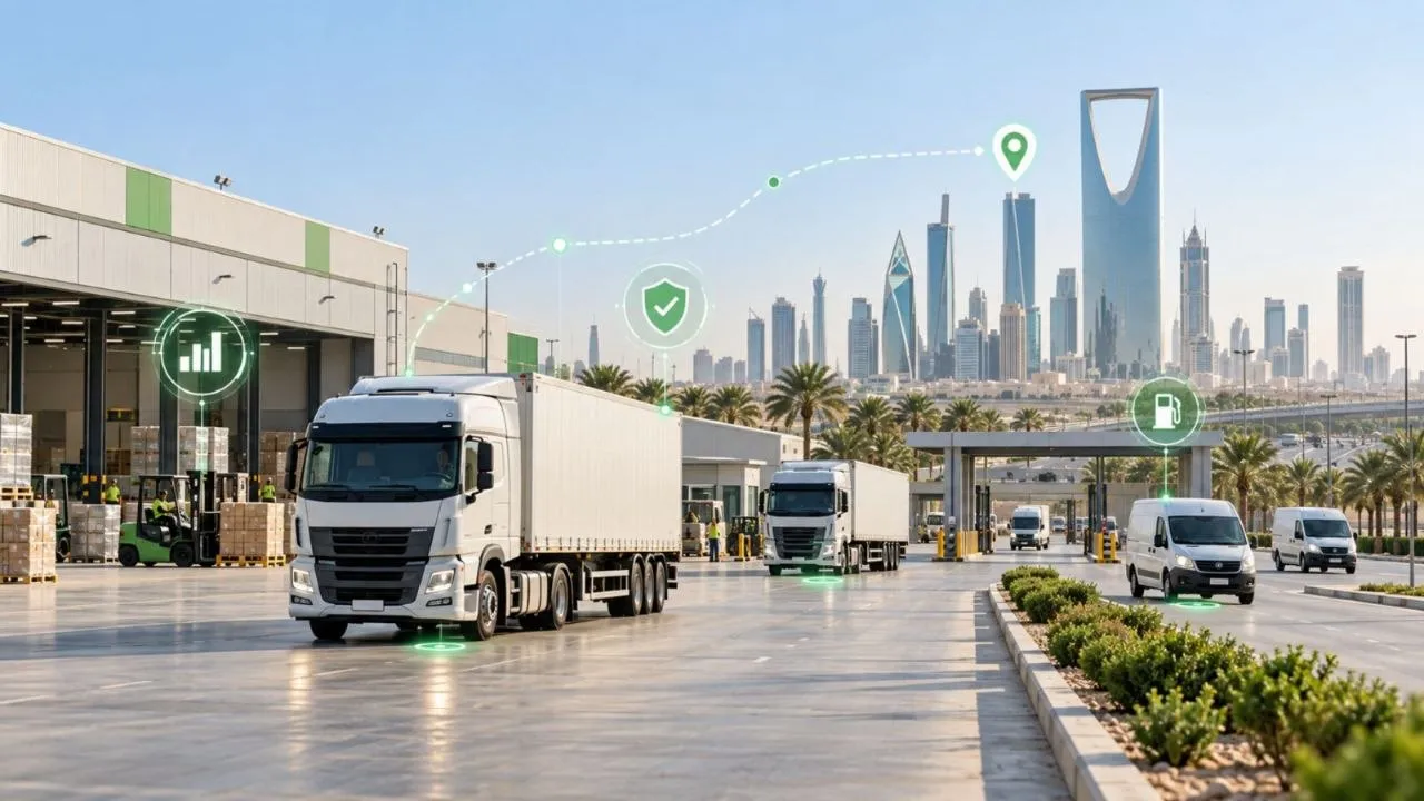 الخدمات اللوجستية في السعودية كيف تضبط رحلات الأسطول وتخفض التكاليف؟